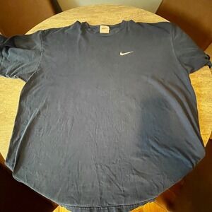 VTG 90's Tag Nike XL Blue T-shirt Distressed Sports Athlesiure